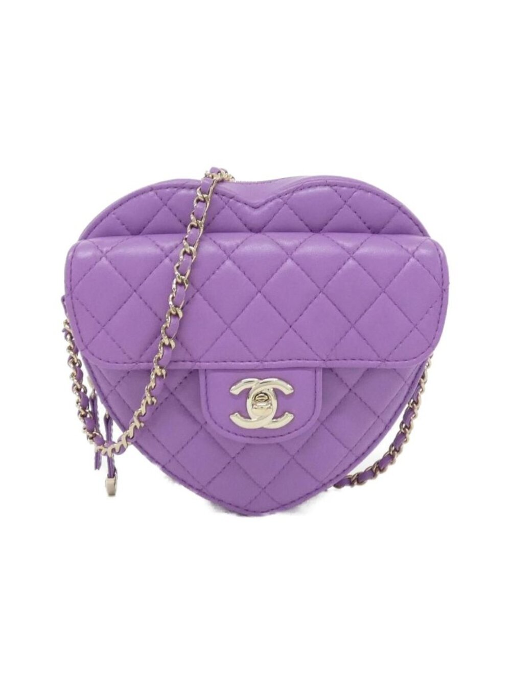 Chanel Shoulder Bag Purple